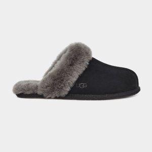#221 Women's UGG Scuffette II Black/Grey House Slippers